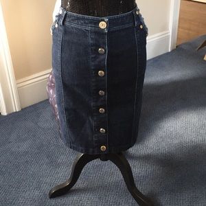 St. John denim skirt